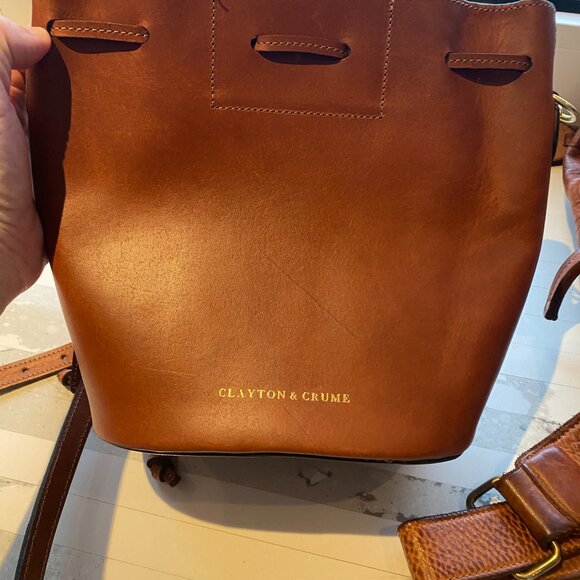 Clayton and Crume Leather Bucket Bag - Picture 4 of 4